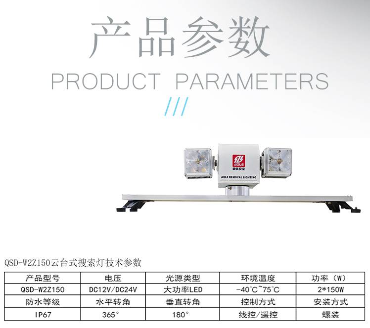 QSD-W2Z150云台式搜索灯详情页2